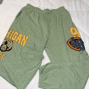 Urban Outfitters Michigan Green sweatpants size L